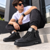 Estilo urbano con zapatillas negras BOTIN SINSOU FASHION, Urbano de Biocuero